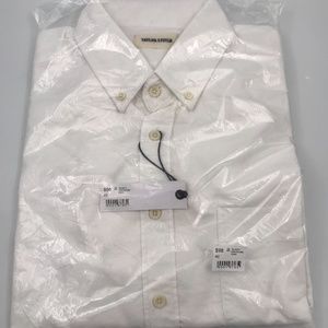 Taylor Stitch Men's White Collared Shirt (size 40)